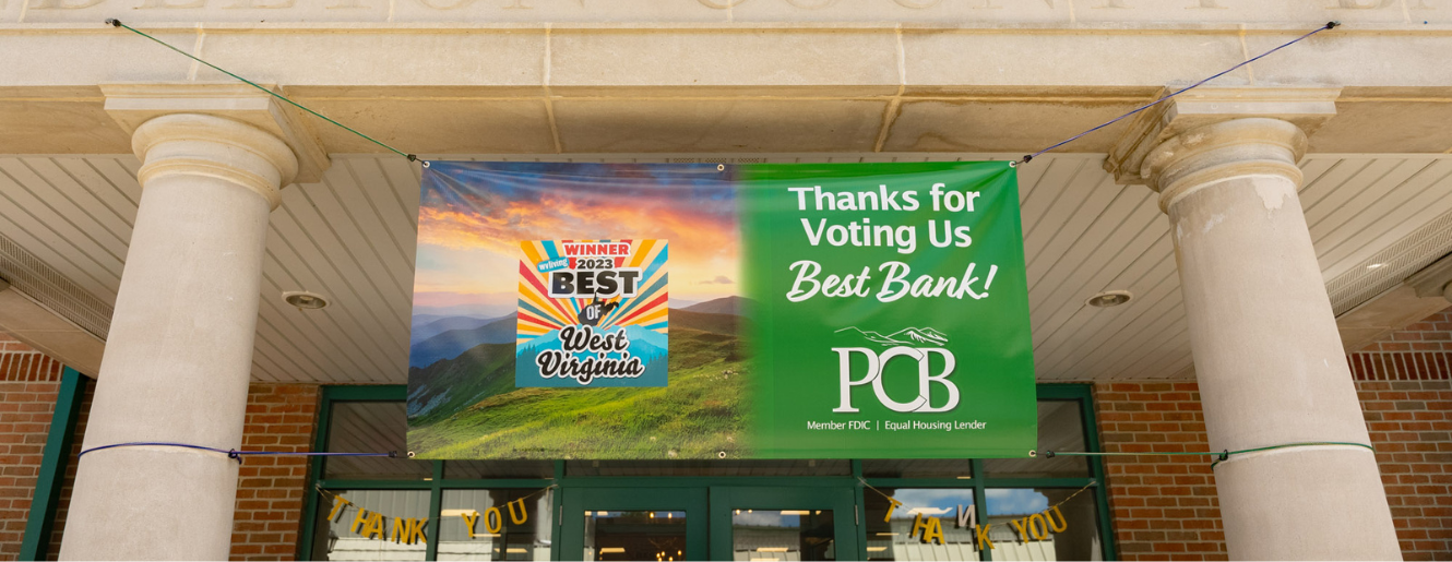 Best Of West Virginia banner 2023 front view